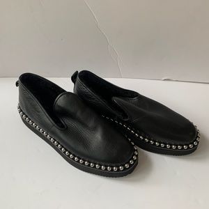 ALEXANDER WANG TEDI W/SHEARLING 38.5, FITS LIKE 9